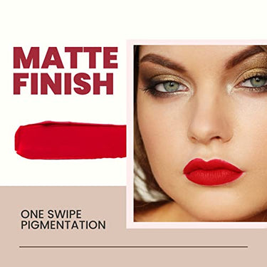 MARS Drip Lip Mist for Women (4.5 ml) (06-Cocoa Drip) Matte Super Stay Lipstick | Up to 12 Hours Long Lasting | Smudge Proof and Waterproof Lipstick for Women (2.6 gm) (05-MAJESTIC)